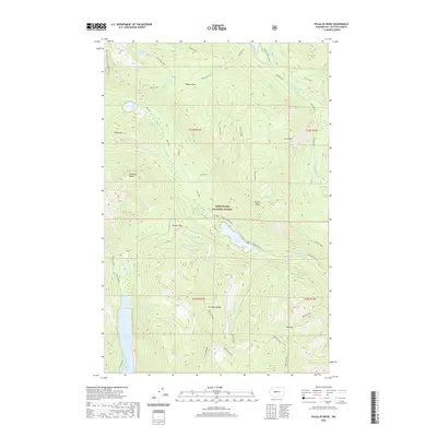 2020 Map of Polallie Ridge, 2020 Print