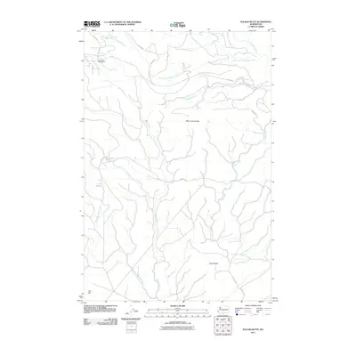 2011 Map of Poland Butte, 2011 Print