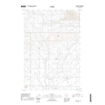 2020 Map of Poland Butte, 2020 Print