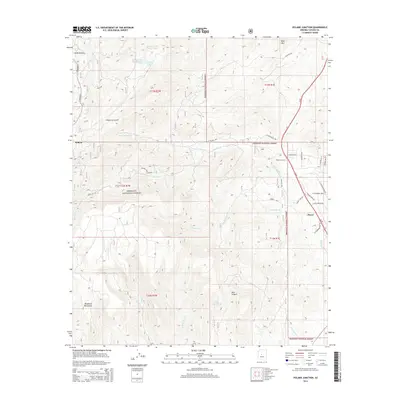 2014 Map of Poland Junction, 2014 Print