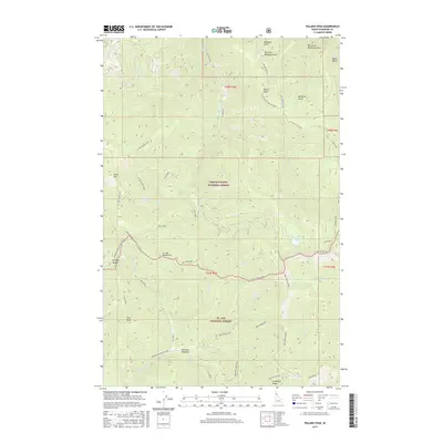 2017 Map of Polaris Peak, 2017 Print