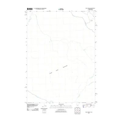 2011 Map of Pole Creek, 2011 Print
