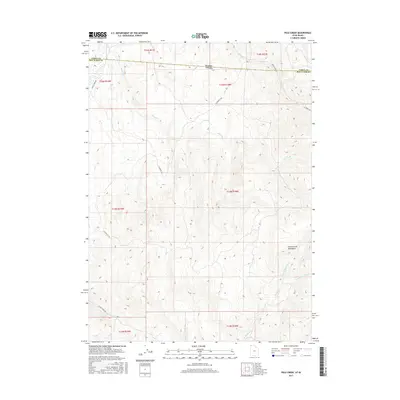 2017 Map of Pole Creek, 2017 Print