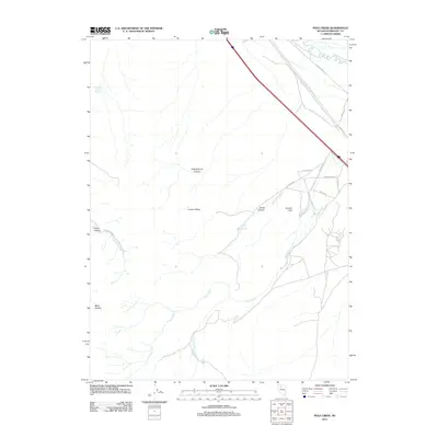 2011 Map of Pole Creek, 2011 Print