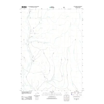2012 Map of Pole Creek, 2012 Print