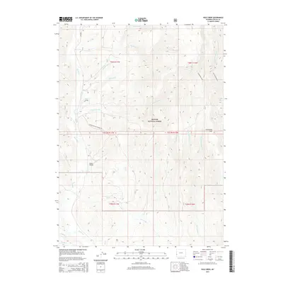 2015 Map of Pole Creek, 2015 Print