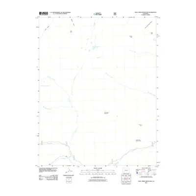 2011 Map of Pole Creek Mountain, 2011 Print