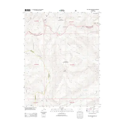 2013 Map of Pole Creek Mountain, 2013 Print