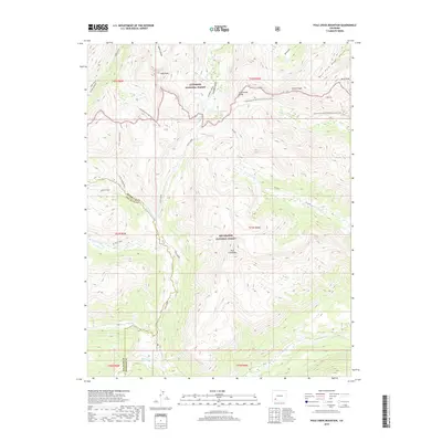 2019 Map of Pole Creek Mountain, 2019 Print