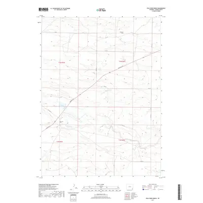 2017 Map of Pole Creek Ranch, 2017 Print