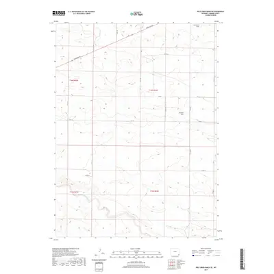 2017 Map of Pole Creek Ranch SE, 2017 Print