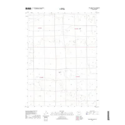 2017 Map of Pole Creek Valley, 2017 Print