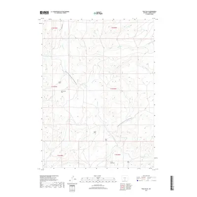 2017 Map of Pole Gulch, 2017 Print