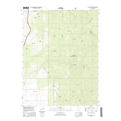 2017 Map of Pole Mountain, 2017 Print
