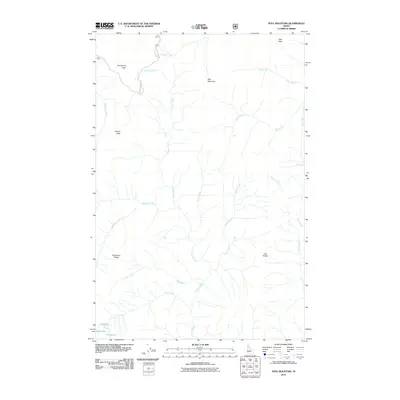 2011 Map of Pole Mountain, 2011 Print