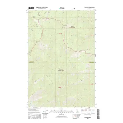 2017 Map of Pole Mountain, 2017 Print