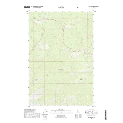 2020 Map of Pole Mountain, 2020 Print