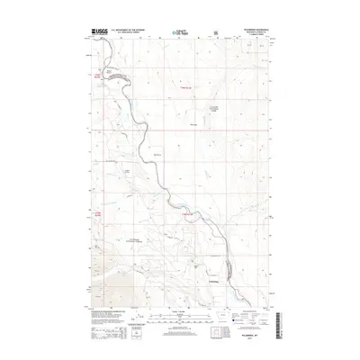 2014 Map of Polebridge, 2014 Print