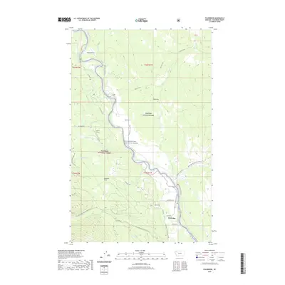 2020 Map of Polebridge, 2020 Print