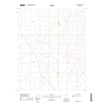 2023 Map of Polecat Draw, 2023 Print