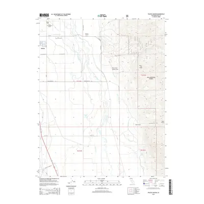 2015 Map of Poleta Canyon, 2015 Print