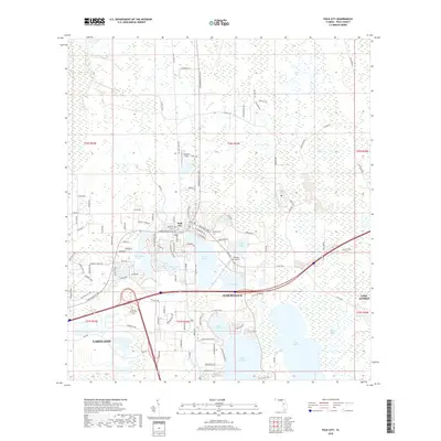 2018 Map of Polk City, 2018 Print