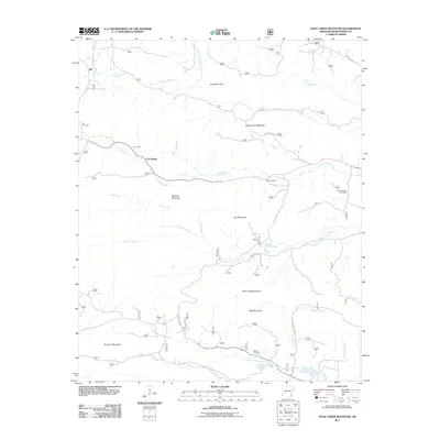 2011 Map of Polk Creek Mountain, 2011 Print