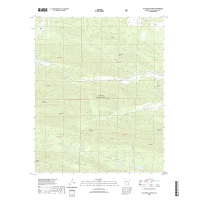 2020 Map of Polk Creek Mountain, 2020 Print