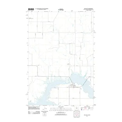 2012 Map of Pollock, 2012 Print