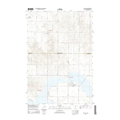 2015 Map of Pollock, 2015 Print