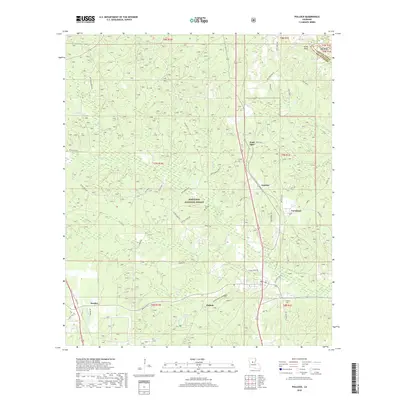 2018 Map of Pollock, 2018 Print