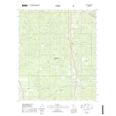 2020 Map of Pollock, 2020 Print