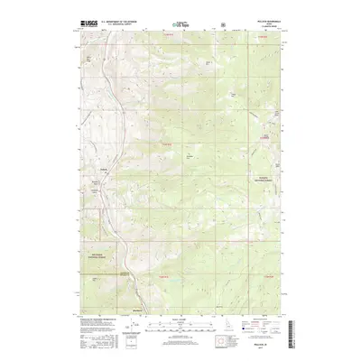 2017 Map of Pollock, 2017 Print