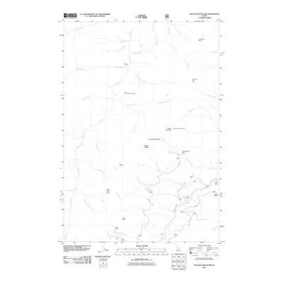 2011 Map of Pollock Mountain, 2011 Print