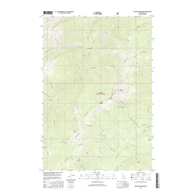 2017 Map of Pollock Mountain, 2017 Print
