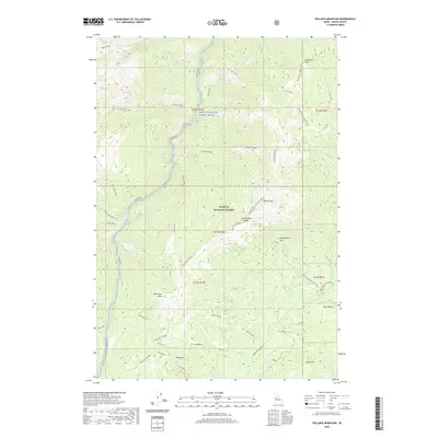 2020 Map of Pollock Mountain, 2020 Print