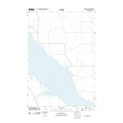 2011 Map of Pollock NW, 2011 Print