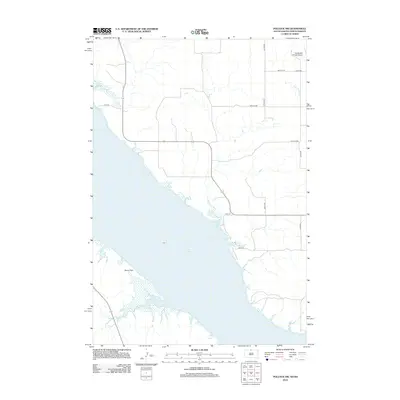 2012 Map of Pollock NW, 2012 Print