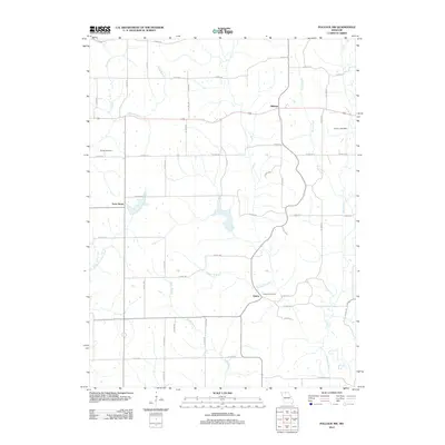 2012 Map of Pollock NW, 2012 Print