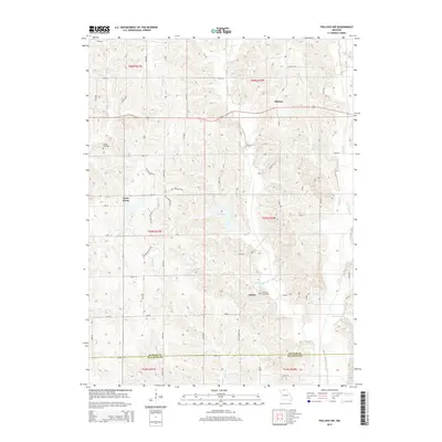 2015 Map of Pollock NW, 2015 Print