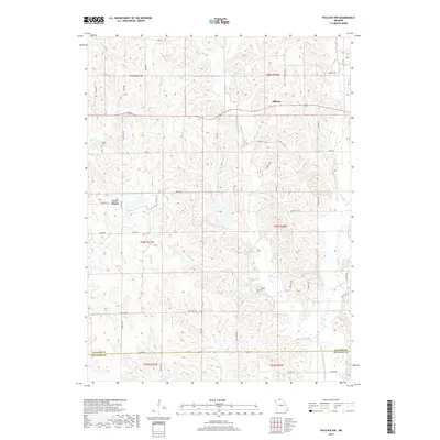 2017 Map of Pollock NW, 2017 Print