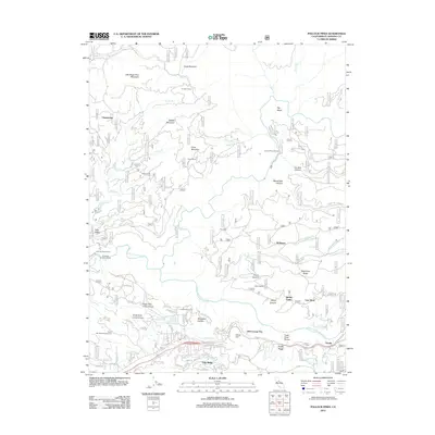 2012 Map of Pollock Pines, 2012 Print