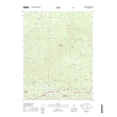 2018 Map of Pollock Pines, 2018 Print