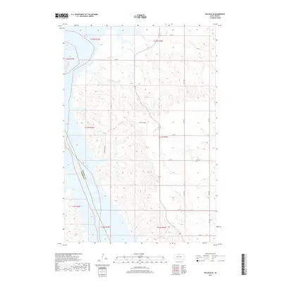 2017 Map of Pollock SE, 2017 Print