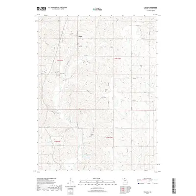 2017 Map of Pollock, 2017 Print