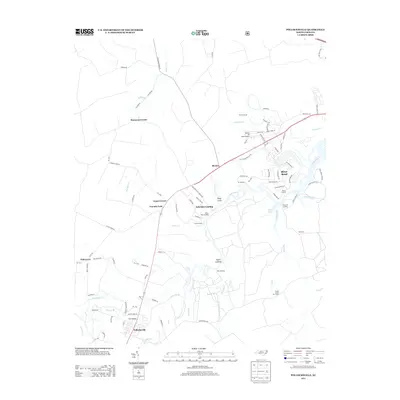 2013 Map of Pollocksville, 2013 Print