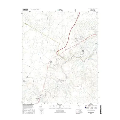 2016 Map of Pollocksville, 2016 Print