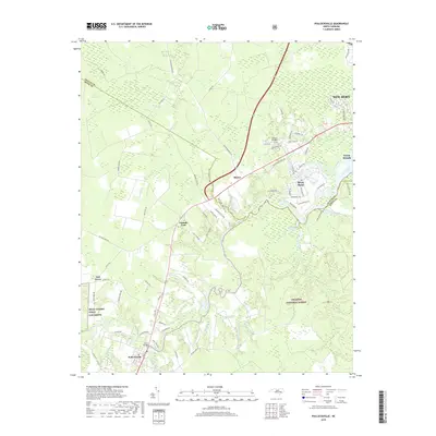 2019 Map of Pollocksville, 2019 Print