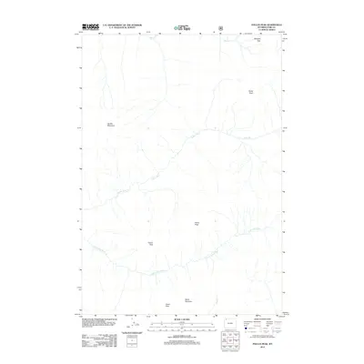 2012 Map of Pollux Peak, 2012 Print