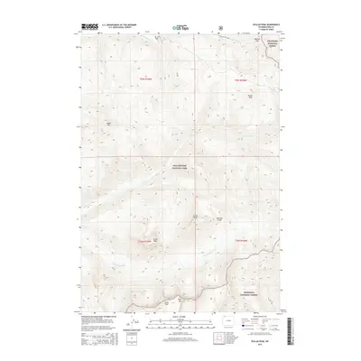 2015 Map of Pollux Peak, 2015 Print